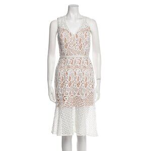 BARNEYS New York White Lace Eyelet Dress. XS. NEW WITH TAGS!